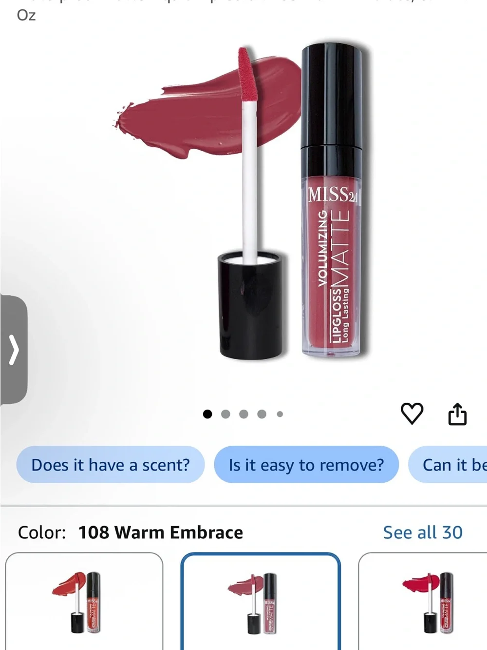 Miss2M Volumizing Matte Lip Gloss & Lip Oil Gloss Set
